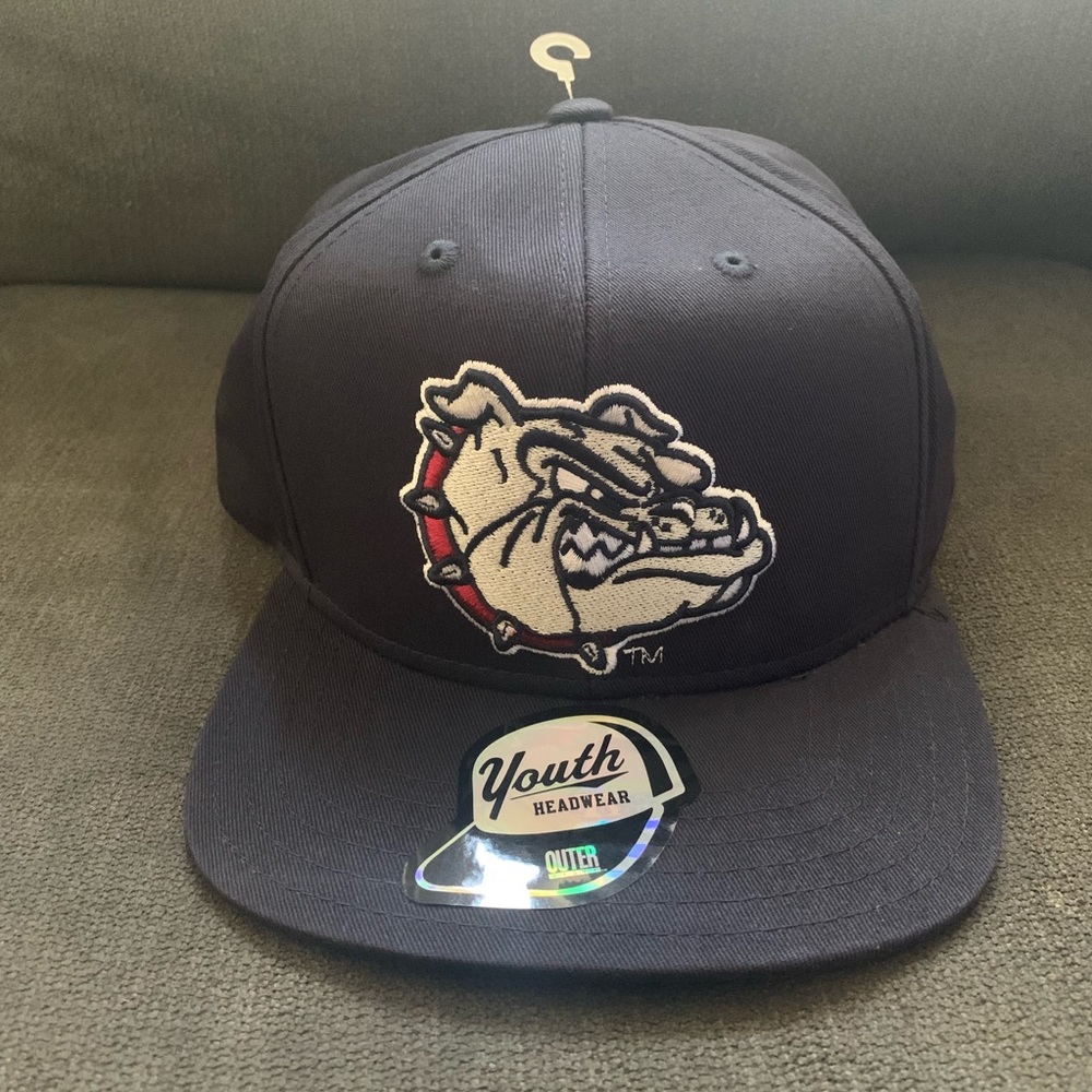 Gonzago Bulldogs NCAA Youth Flat Brim Snapback Hat